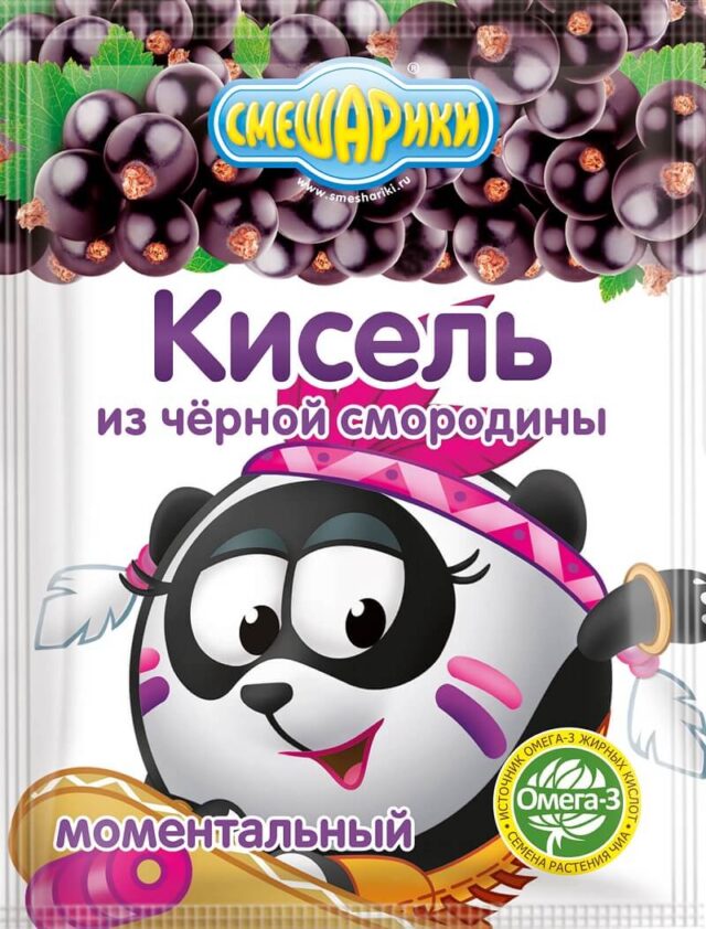 Кисель из черной смородины Смешарики